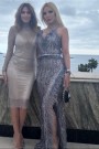 МAXI VESTITO ALAIA PAILLETTES GRIGIO SCURO МAXI VESTITO ALAIA PAILLETTES GRIGIO SCURO
