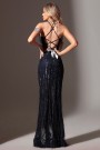 МАКСИ РОКЛЯ ALAIA ПАЙЕТИ ТЪМНОСИН МАКСИ РОКЛЯ ALAIA ПАЙЕТИ ТЪМНОСИН