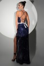 МАКСИ РОКЛЯ ALAIA ПАЙЕТИ ТЪМНОСИН МАКСИ РОКЛЯ ALAIA ПАЙЕТИ ТЪМНОСИН