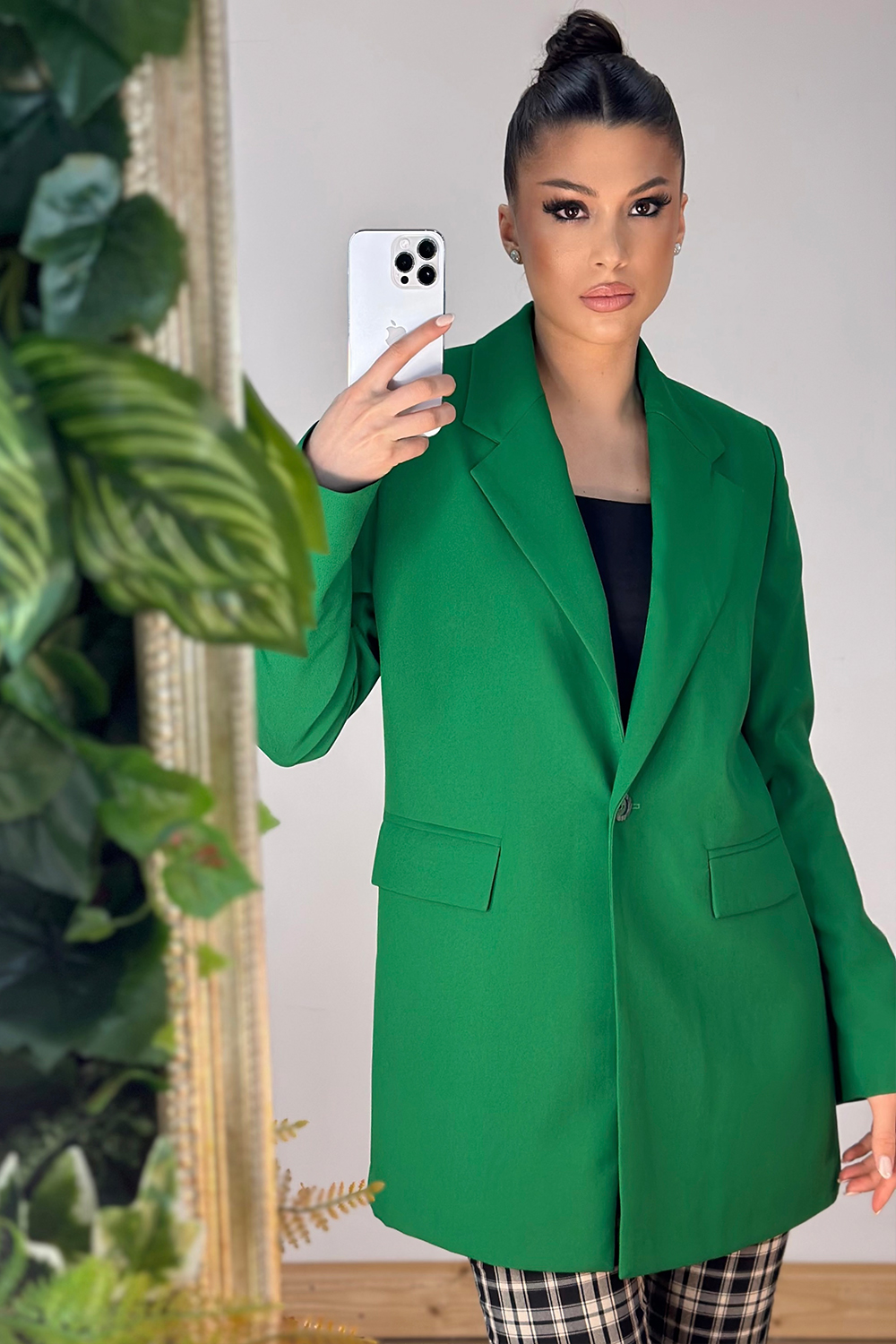 САКО CHIC BI-STRETCH ТЕКСТИЛ ЗЕЛЕН САКО CHIC BI-STRETCH ТЕКСТИЛ ЗЕЛЕН