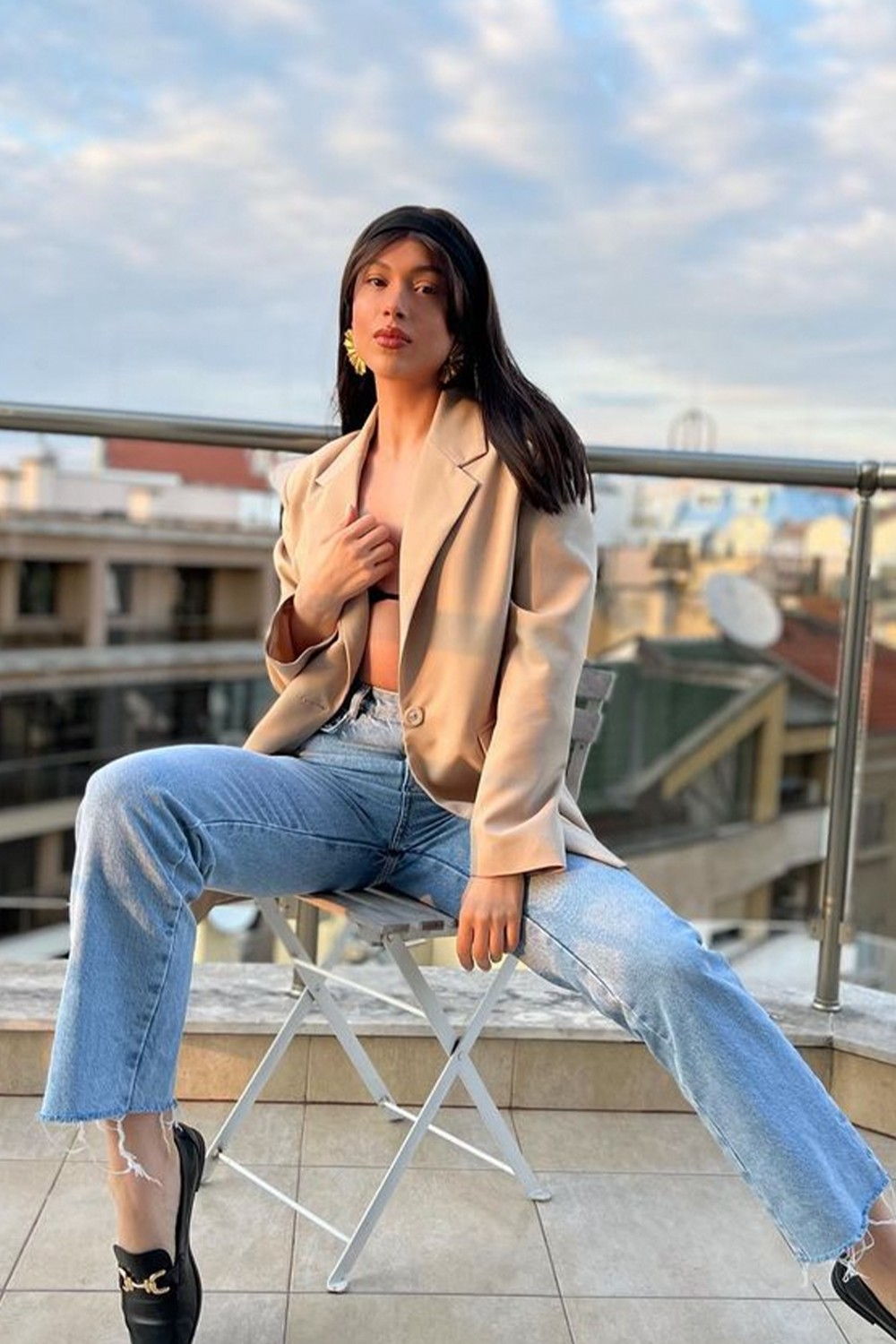 ΣΑΚΆΚΙ CHIC ΎΦΑΣΜΑ BI- STRETCH ΜΠΕΖ / ΓΥΜΝΌ ΣΑΚΆΚΙ CHIC ΎΦΑΣΜΑ BI- STRETCH ΜΠΕΖ / ΓΥΜΝΌ