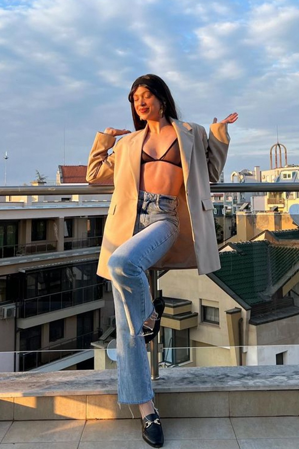 ΣΑΚΆΚΙ CHIC ΎΦΑΣΜΑ BI- STRETCH ΜΠΕΖ / ΓΥΜΝΌ ΣΑΚΆΚΙ CHIC ΎΦΑΣΜΑ BI- STRETCH ΜΠΕΖ / ΓΥΜΝΌ