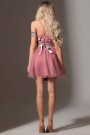 MINI VESTIDO ARIA ЕNCAJE TUL CENIZAS DE ROSA MINI VESTIDO ARIA ЕNCAJE TUL CENIZAS DE ROSA