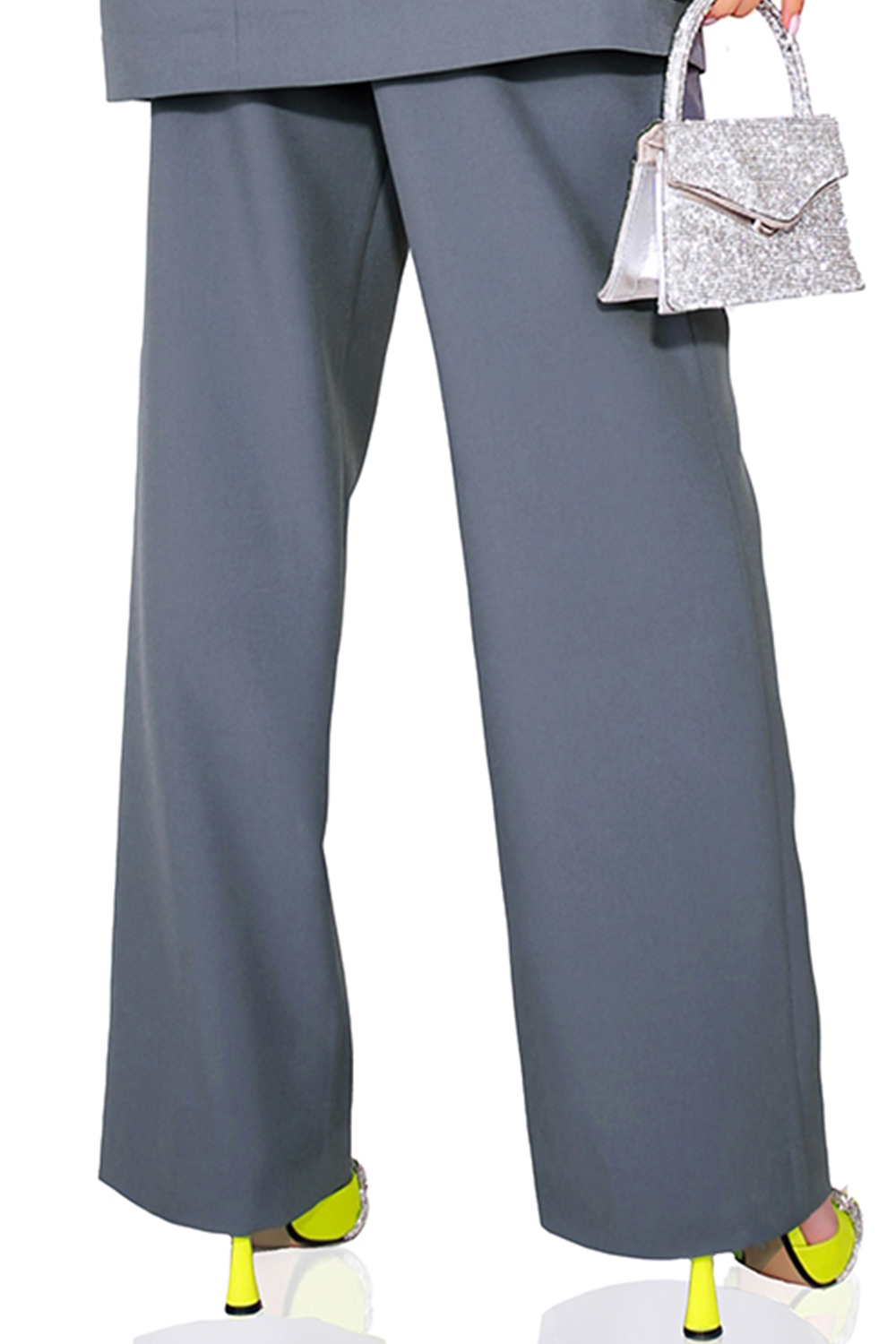 PANTALONES BOSSY TEXTIL BIELÁSTICO GRIS OSCURO