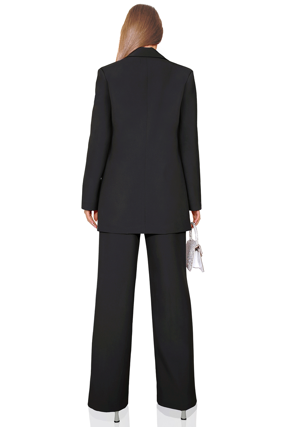 PANTALONI BOSSY TESSUTO BIELASTICO NERO PANTALONI BOSSY TESSUTO BIELASTICO NERO