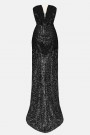 MAXI DRESS AURELIA GLITTER LACE BLACK MAXI DRESS AURELIA GLITTER LACE BLACK