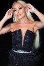 MAXI DRESS AURELIA GLITTER LACE BLACK MAXI DRESS AURELIA GLITTER LACE BLACK