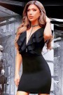 MINI DRESS MADDIE TRICOT BLACK MINI DRESS MADDIE TRICOT BLACK