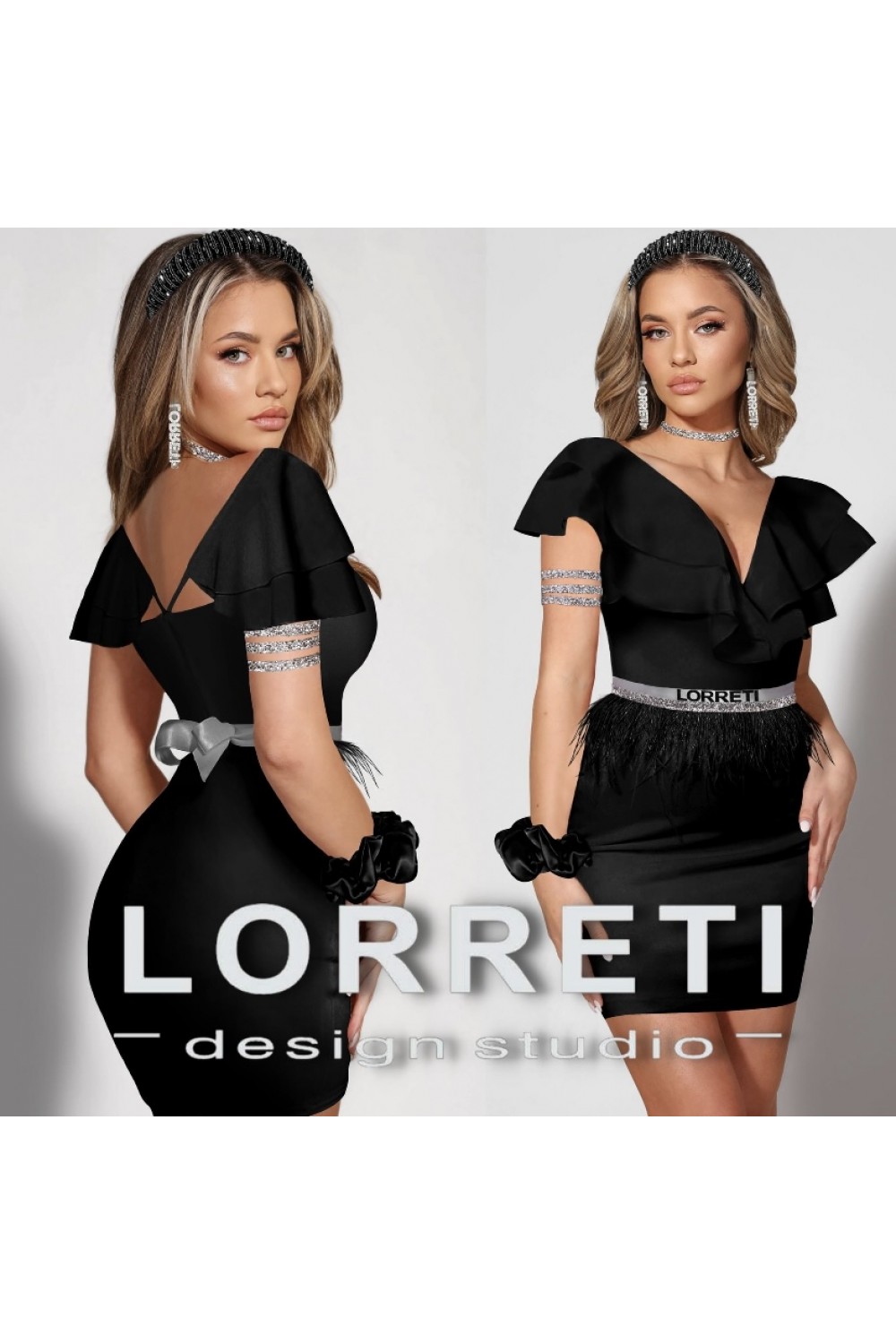 MINI DRESS MADDIE TRICOT BLACK MINI DRESS MADDIE TRICOT BLACK