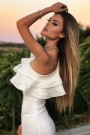 МИНИ РОКЛЯ CLASSY ТРИКО БЯЛ МИНИ РОКЛЯ CLASSY ТРИКО БЯЛ