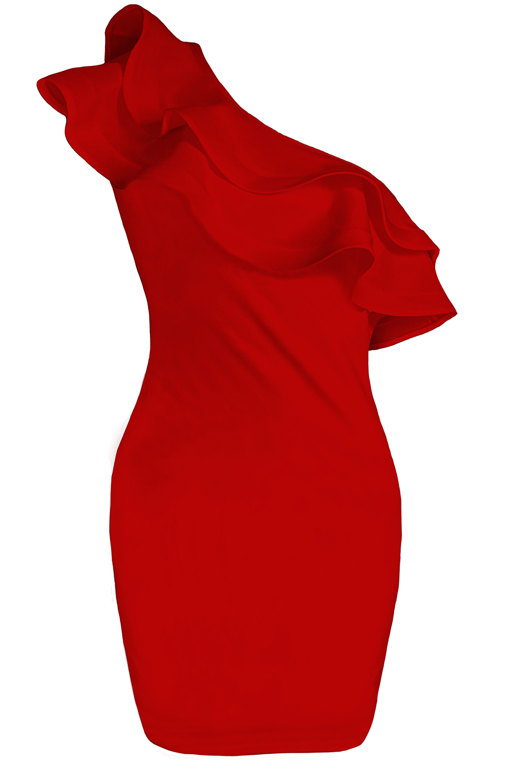 MINI DRESS CLASSY TRICOT RED MINI DRESS CLASSY TRICOT RED