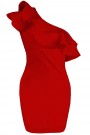 MINI DRESS CLASSY TRICOT RED MINI DRESS CLASSY TRICOT RED