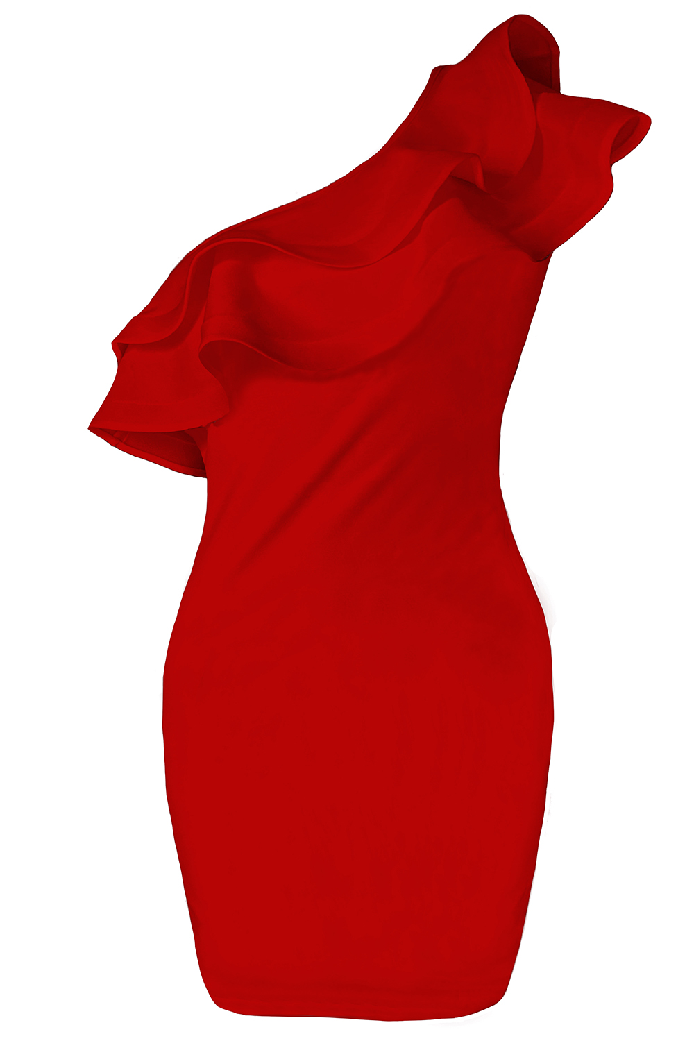 MINI DRESS CLASSY TRICOT RED MINI DRESS CLASSY TRICOT RED