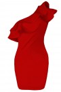 MINI DRESS CLASSY TRICOT RED MINI DRESS CLASSY TRICOT RED