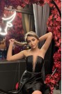 МИНИ РОКЛЯ CRYSTAL САТЕН ЧЕРЕН МИНИ РОКЛЯ CRYSTAL САТЕН ЧЕРЕН