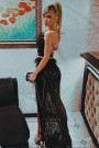 МАКСИ РОКЛЯ ALAIA ПАЙЕТИ ПЕРА ЧЕРЕН МАКСИ РОКЛЯ ALAIA ПАЙЕТИ ПЕРА ЧЕРЕН