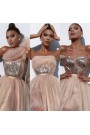 МИНИ РОКЛЯ BALLERINA ПАЙЕТИ ТЮЛ РОЗОВО ЗЛАТО МИНИ РОКЛЯ BALLERINA ПАЙЕТИ ТЮЛ РОЗОВО ЗЛАТО
