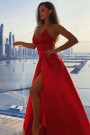 МАКСИ РОКЛЯ ADRIANA САТЕН ЧЕРВЕН МАКСИ РОКЛЯ ADRIANA САТЕН ЧЕРВЕН