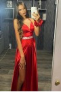 МАКСИ РОКЛЯ ADRIANA САТЕН ЧЕРВЕН МАКСИ РОКЛЯ ADRIANA САТЕН ЧЕРВЕН