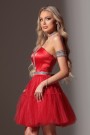 МИНИ РОКЛЯ CECILE САТЕН ТЮЛ ЧЕРВЕН МИНИ РОКЛЯ CECILE САТЕН ТЮЛ ЧЕРВЕН