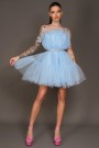 МИНИ РОКЛЯ BARBIE ТЮЛ СВЕТЛОСИН МИНИ РОКЛЯ BARBIE ТЮЛ СВЕТЛОСИН