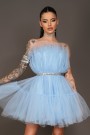 МИНИ РОКЛЯ BARBIE ТЮЛ СВЕТЛОСИН МИНИ РОКЛЯ BARBIE ТЮЛ СВЕТЛОСИН