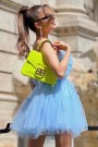 МИНИ РОКЛЯ BARBIE ТЮЛ СВЕТЛОСИН МИНИ РОКЛЯ BARBIE ТЮЛ СВЕТЛОСИН