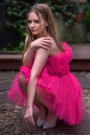 MINI DRESS BARBIE TULLE HOT PINK MINI DRESS BARBIE TULLE HOT PINK