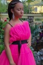MINI DRESS BARBIE TULLE HOT PINK MINI DRESS BARBIE TULLE HOT PINK