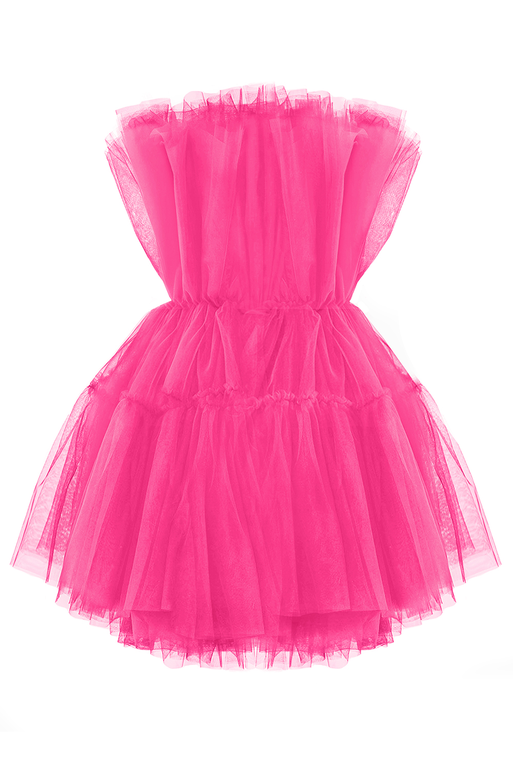 MINI DRESS BARBIE TULLE HOT PINK MINI DRESS BARBIE TULLE HOT PINK