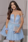 МИНИ РОКЛЯ CECILE САТЕН ТЮЛ СВЕТЛОСИН МИНИ РОКЛЯ CECILE САТЕН ТЮЛ СВЕТЛОСИН