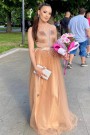 МАКСИ РОКЛЯ CASSIE САТЕН ТЮЛ БЕЖОВ / НЮД МАКСИ РОКЛЯ CASSIE САТЕН ТЮЛ БЕЖОВ / НЮД