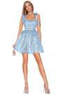 MINI DRESS MILA LACE LIGHT BLUE