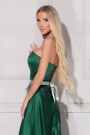 МАКСИ РОКЛЯ CELIN САТЕН ТЪМНОЗЕЛЕН МАКСИ РОКЛЯ CELIN САТЕН ТЪМНОЗЕЛЕН