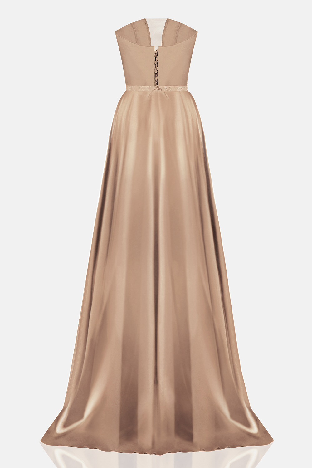 MAXI DRESS CELIN SATIN GOLDEN MAXI DRESS CELIN SATIN GOLDEN