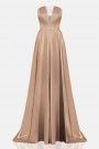 MAXI DRESS CELIN SATIN GOLDEN MAXI DRESS CELIN SATIN GOLDEN