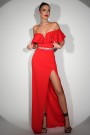 MAXI VESTIDO MADELYN LEOTARDO ROJO MAXI VESTIDO MADELYN LEOTARDO ROJO