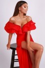 MAXI VESTIDO MADELYN LEOTARDO ROJO MAXI VESTIDO MADELYN LEOTARDO ROJO