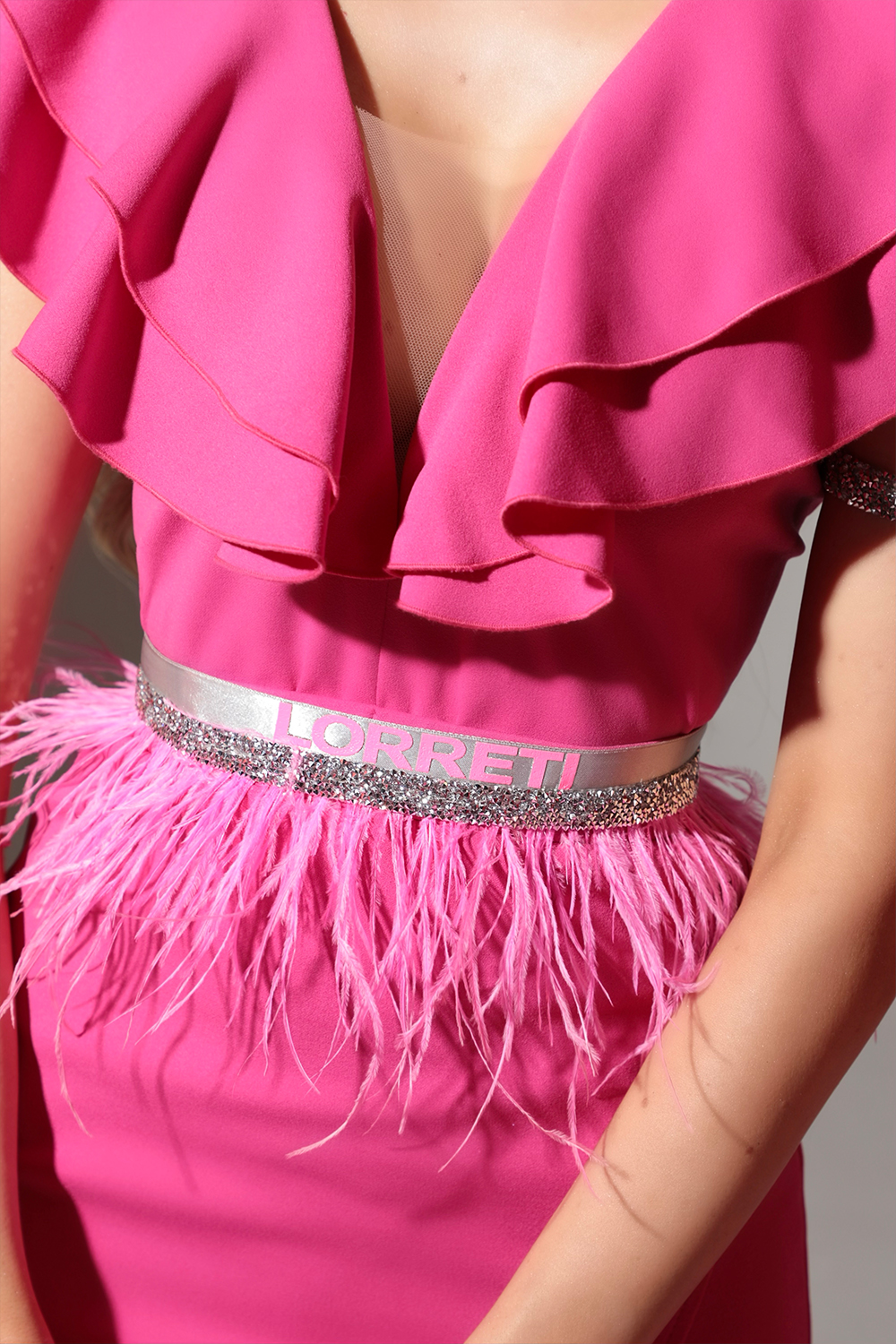 MAXI ROCHIE MADELYN TRICOT ROZ APRINS MAXI ROCHIE MADELYN TRICOT ROZ APRINS