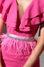 MAXI ROCHIE MADELYN TRICOT ROZ APRINS MAXI ROCHIE MADELYN TRICOT ROZ APRINS
