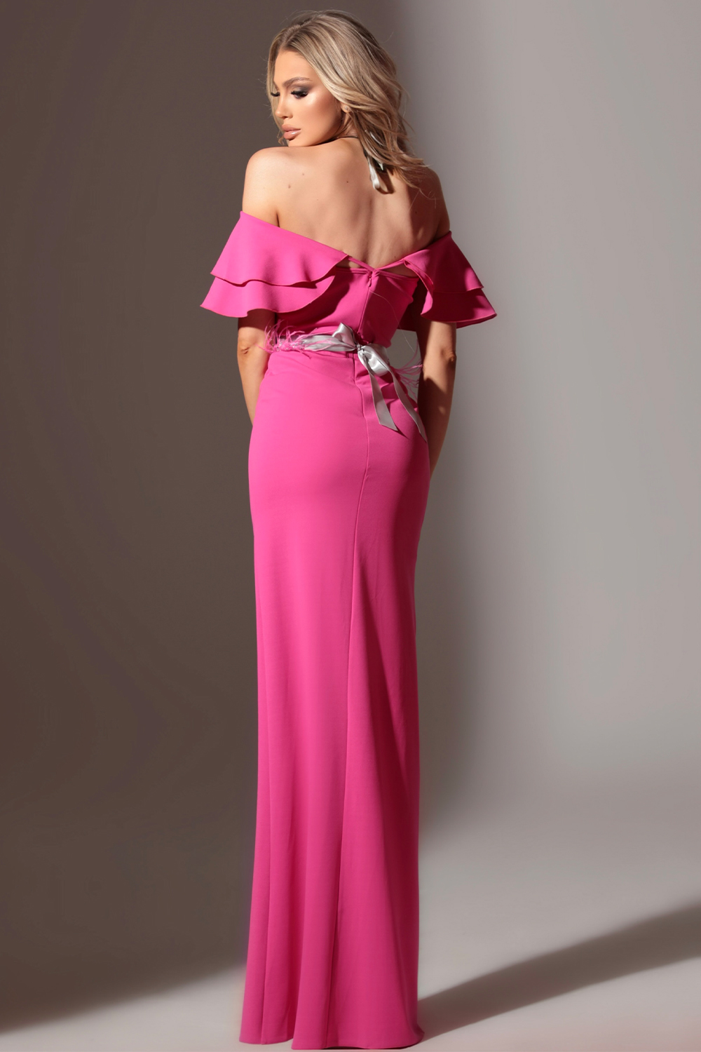 MAXI ROCHIE MADELYN TRICOT ROZ APRINS MAXI ROCHIE MADELYN TRICOT ROZ APRINS