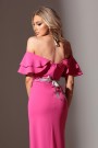 MAXI ROCHIE MADELYN TRICOT ROZ APRINS MAXI ROCHIE MADELYN TRICOT ROZ APRINS