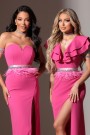 MAXI ROCHIE MADELYN TRICOT ROZ APRINS MAXI ROCHIE MADELYN TRICOT ROZ APRINS
