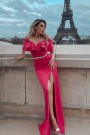 MAXI ROCHIE MADELYN TRICOT ROZ APRINS MAXI ROCHIE MADELYN TRICOT ROZ APRINS
