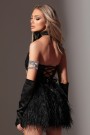 МИНИ РОКЛЯ TINKERBELL ПАЙЕТИ ПЕРА ЧЕРЕН