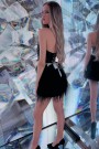 МИНИ РОКЛЯ TINKERBELL ПАЙЕТИ ПЕРА ЧЕРЕН