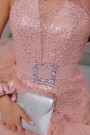 ДЪЛЪГ СЕТ ТОП С ПОЛА BETSY ПАЙЕТИ ТЮЛ РОЗОВО ЗЛАТО ДЪЛЪГ СЕТ ТОП С ПОЛА BETSY ПАЙЕТИ ТЮЛ РОЗОВО ЗЛАТО