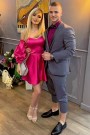 МИНИ СЕТ ТОП С ПОЛА MARYLIN САТЕН ЯРКО РОЗОВ МИНИ СЕТ ТОП С ПОЛА MARYLIN САТЕН ЯРКО РОЗОВ