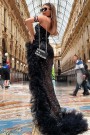 MAXI CONJUNTO TOP CON FALDA GLOW LENTEJUELAS TUL NEGRO MAXI CONJUNTO TOP CON FALDA GLOW LENTEJUELAS TUL NEGRO