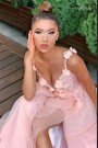 ДЪЛЪГ СЕТ PERLA 2 ЧАСТИ ТОП С ПОЛА ДАНТЕЛА ТЮЛ БРОКАТ НЕЖНА ПРАСКОВА ДЪЛЪГ СЕТ PERLA 2 ЧАСТИ ТОП С ПОЛА ДАНТЕЛА ТЮЛ БРОКАТ НЕЖНА ПРАСКОВА